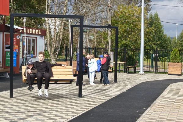 В центре села Тарасково появилась комфортная зона отдыха