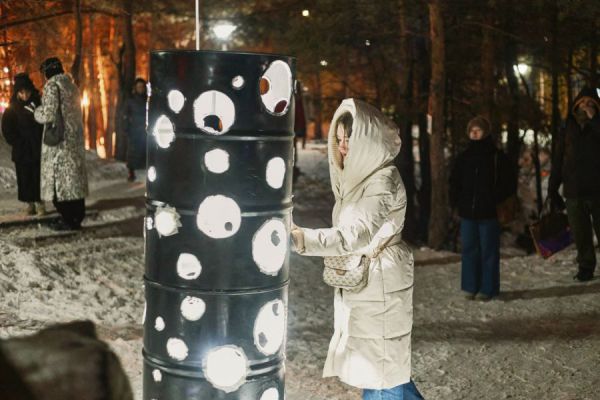 В уральской столице стартовал фестиваль светового искусства «Не темно»