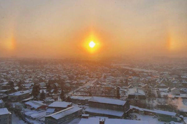 Екатеринбуржцы снова наблюдали гало