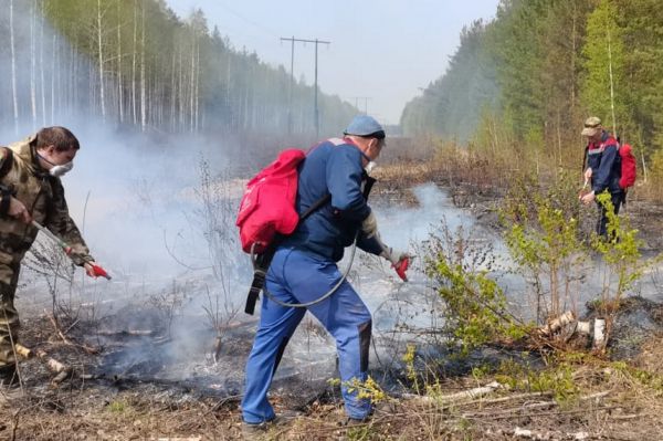 К борьбе с пожарами на Среднем Урале подключились аграрии и промышленники 