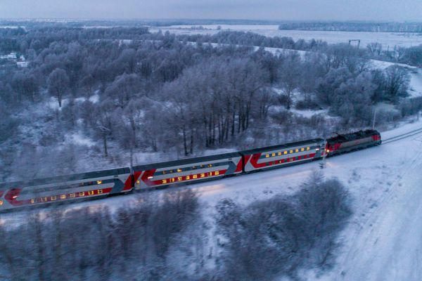 Из Екатеринбурга в Москву и Сочи отправятся двухэтажные поезда