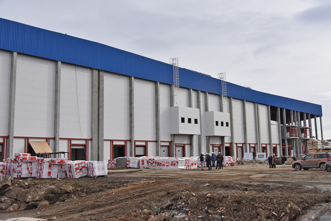 В Екатеринбурге за 1,2 миллиарда рублей строят огромный хладотерминал
