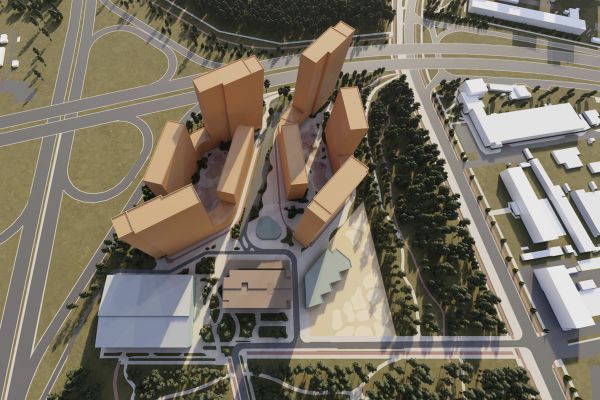 Парк завода РТИ планируют застроить высотками к 2036 году