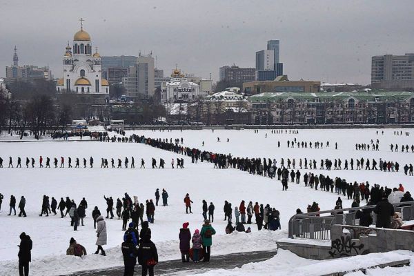 Полиция обнародовала видео об итогах протестной акции в Екатеринбурге