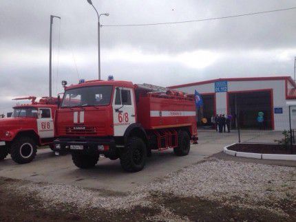В селе Андриановичи открыли новое пожарное депо