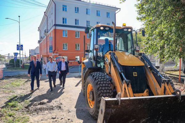 Благоустройство проспекта Ильича в Первоуральске завершится в сентябре