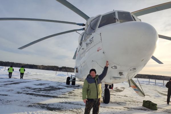 Под Нижним Тагилом приземлился самый большой в мире вертолет