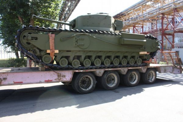 В музей военной техники УГМК прибыли боевые «англичане»