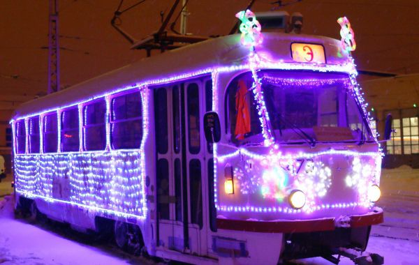 В Екатеринбурге запускают Новогодний трамвай