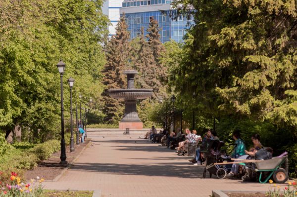 В Екатеринбурге фонтан в дендропарке у «Гринвича» запустят ко Дню города
