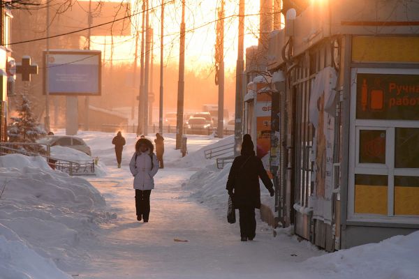 Врачи подсчитали: восемь человек в Екатеринбурге получили обморожение в самый холодный день зимы