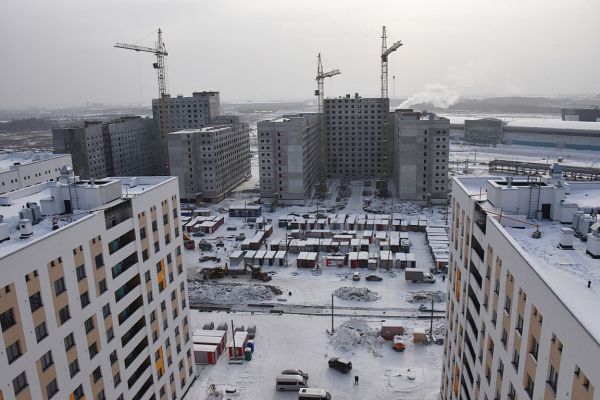 С начала года на Среднем Урале построено более 850 тысяч квадратных метров жилья