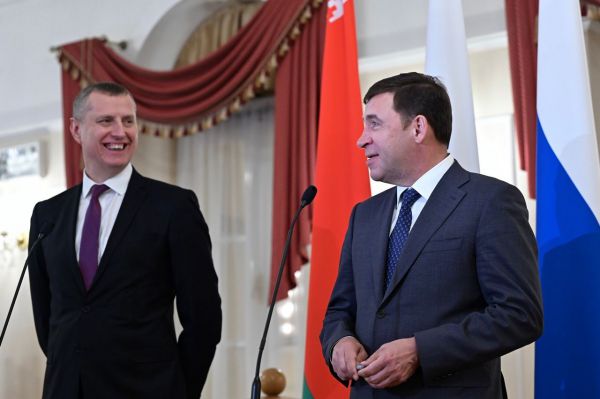 Губернатор Куйвашев обсудил с белорусским дипломатом совместные проекты